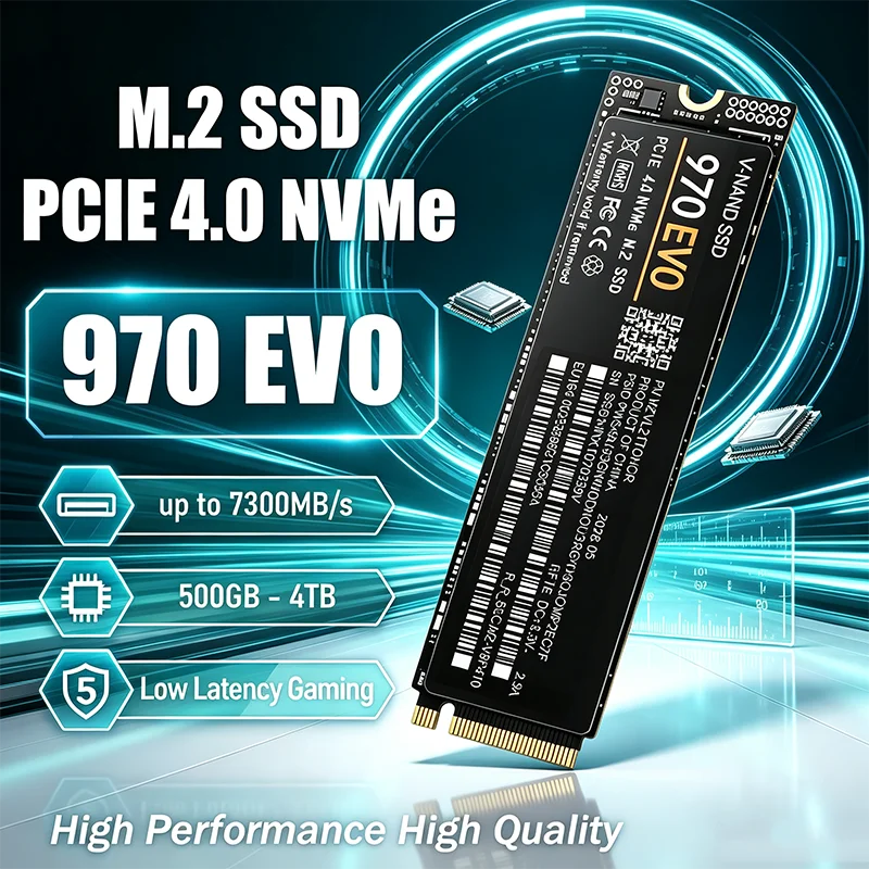 Internal 970 EVO M.2 2280 NVMe PCIe 3.0x4 SSD 500GB to 4TB solid state drive for laptop desktop OEM package low power Original