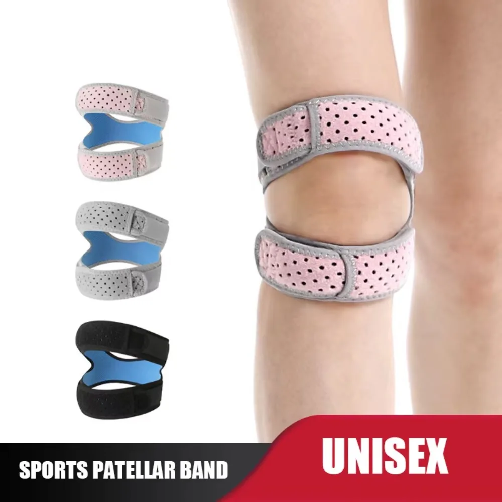 Adjustable Support Sport Kneepad Non-Slip Breathable Fitness Kneecaps Shock-absorbing Patella Knee Brace Relieving Knee Pain