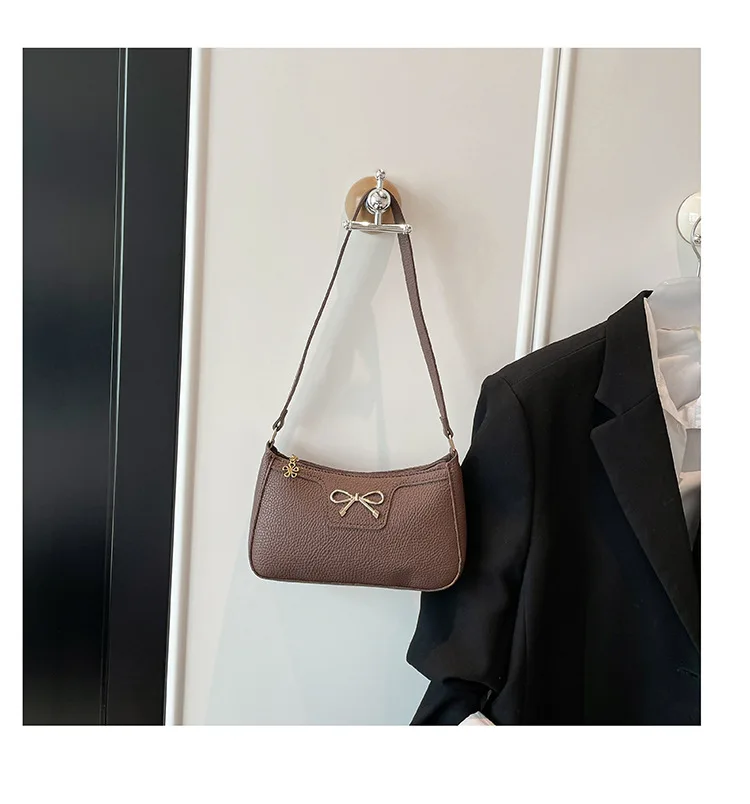 Neu eingetroffene Damen-Umhängetasche mit Schleifendesign, modische, individuelle Pendeltasche – Detail 20