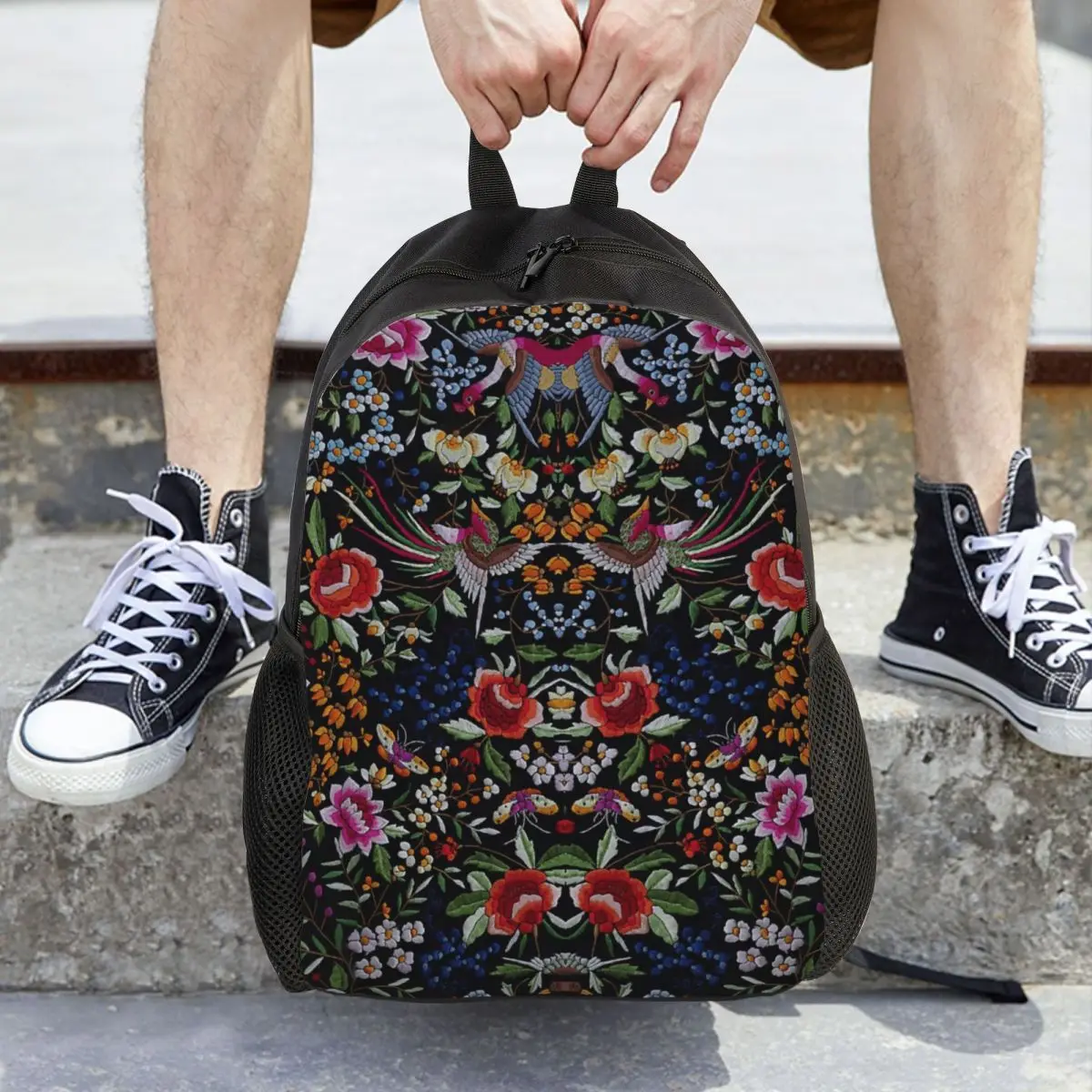 

Рюкзак с испанским мотивом фламенко Manton Shawl, вместительный рюкзак для мальчиков и девочек, школьная сумка, сумки на плечо для мужчин и женщин