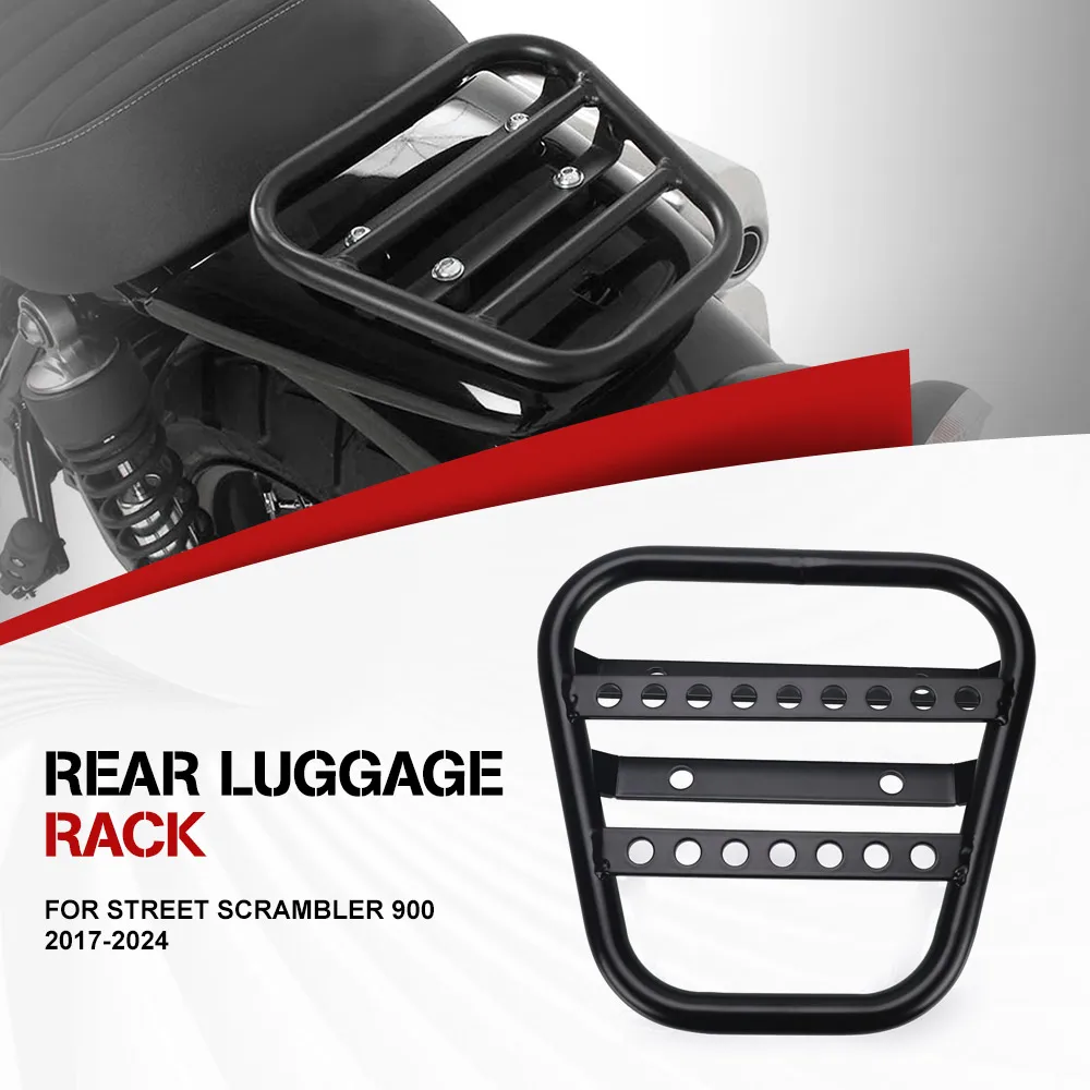 FOR Street Scrambler 900 2017-2018-2019-2020-2021-2022-2023-2024 Rear Case Bracket Saddlebag Rack