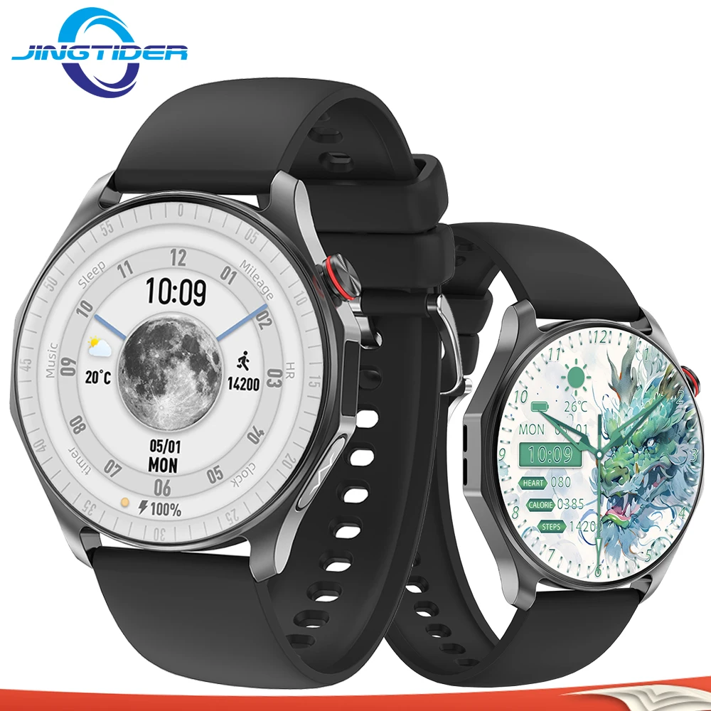 

2026 New U11 Fashion Men Women Smartwatch Health Tracker 1.43" AMOLED Round Screen IP68 Waterproof ECG PPG SpO2 Smart Watch