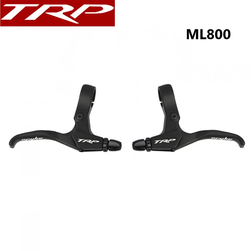 TRP Spyke ML800 2-finger linear pull and disc brake lever set, black long-pull Mountain Bicycle MTB Bike Brake Levers SPYKE