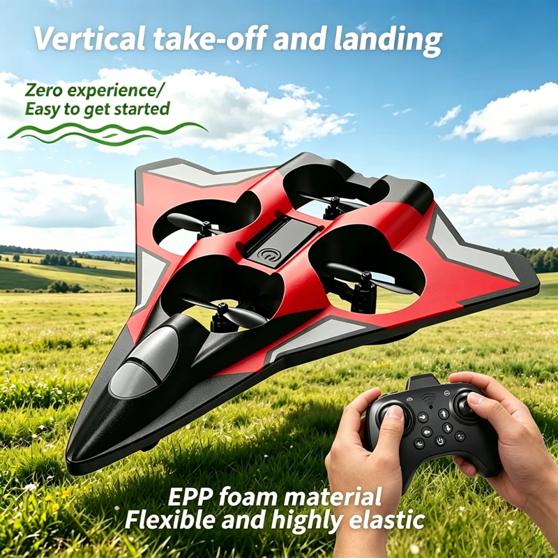 Helicóptero RC YL89 de Espuma  - Drone Kit Tricopter reseña y precio