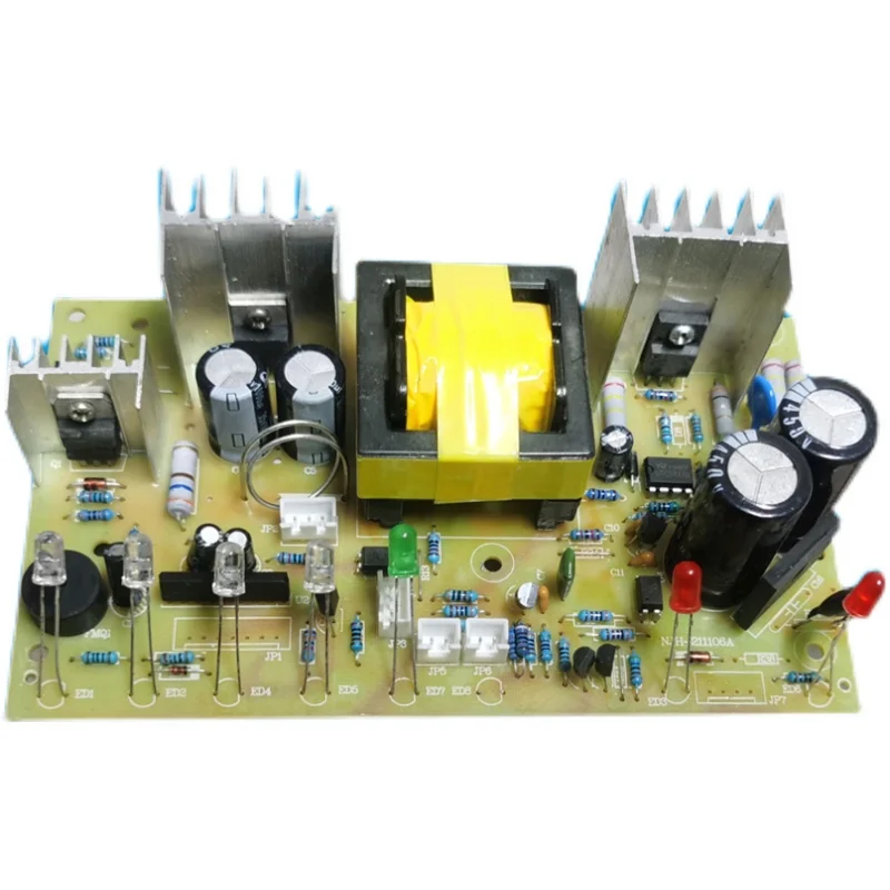 Car Battery Charger DIY Circuit Board Reverse Connection Alarm Short Circuit Protection 12v24v Battery Universal Type