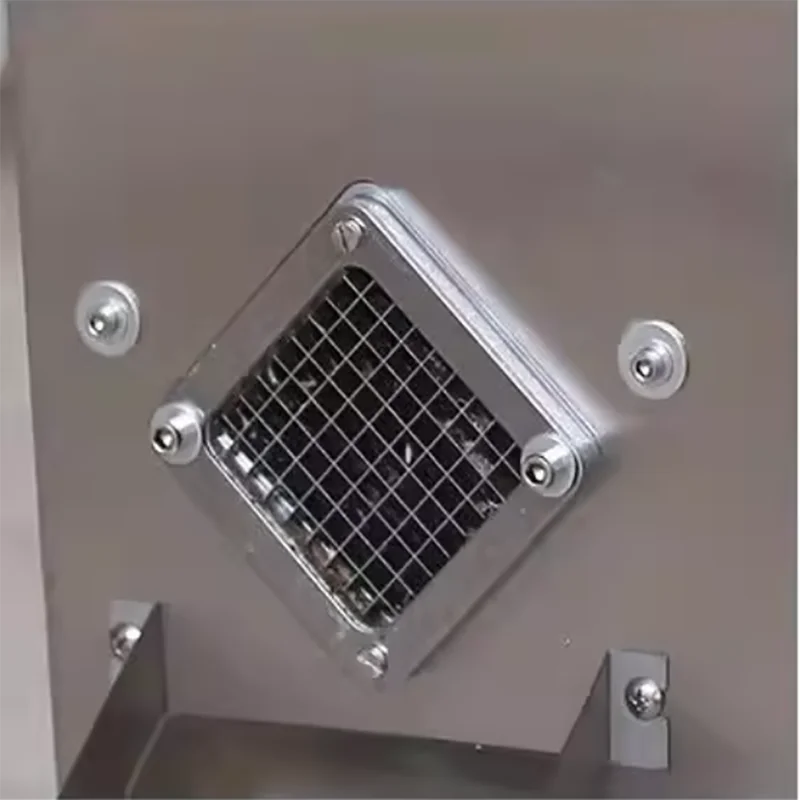 قطاعة خضراوات البطاطس المقلية الكهربائية الجديدة 220 فولت آلة قطع شريط البطاطس مع محرك ومضخة لاستخدام المطاعم #4