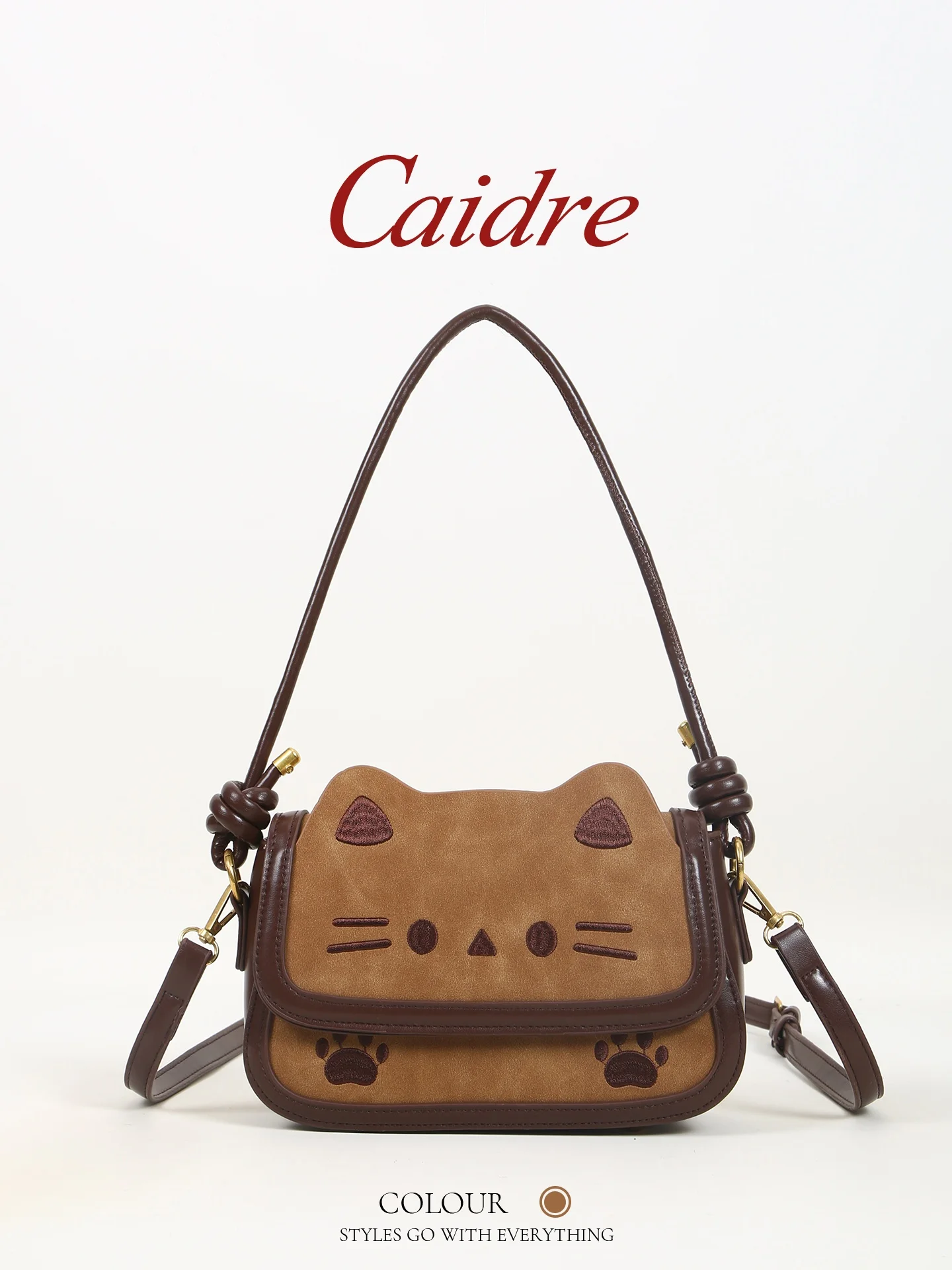 

Caidre Adorable Underarm Bag Women's Single Shoulder Commuter Bag Small Square Crossbody Bag for Class And Commuting