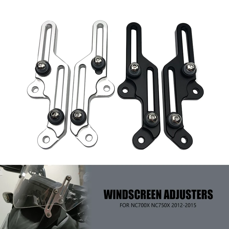 

For HONDA NC750X Windscreen Adjusters NC700X NC750 X NC 700X 2012-2015 2014 Motorcycle Accessories Aluminum Windshield Bracket