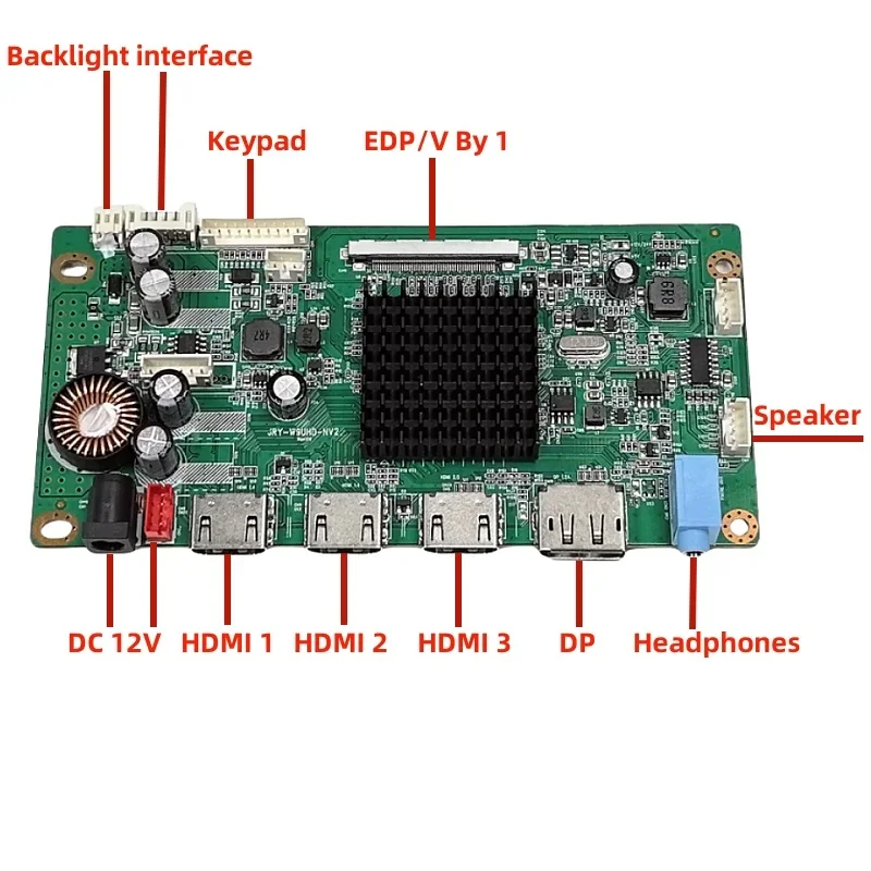 4K LCD Display Controller Board, 4K HD LCD Monitor Controller, DP Base Board for 60Hz, 100Hz, 180Hz, 165Hz, 240Hz, 360Hz EDP LCD