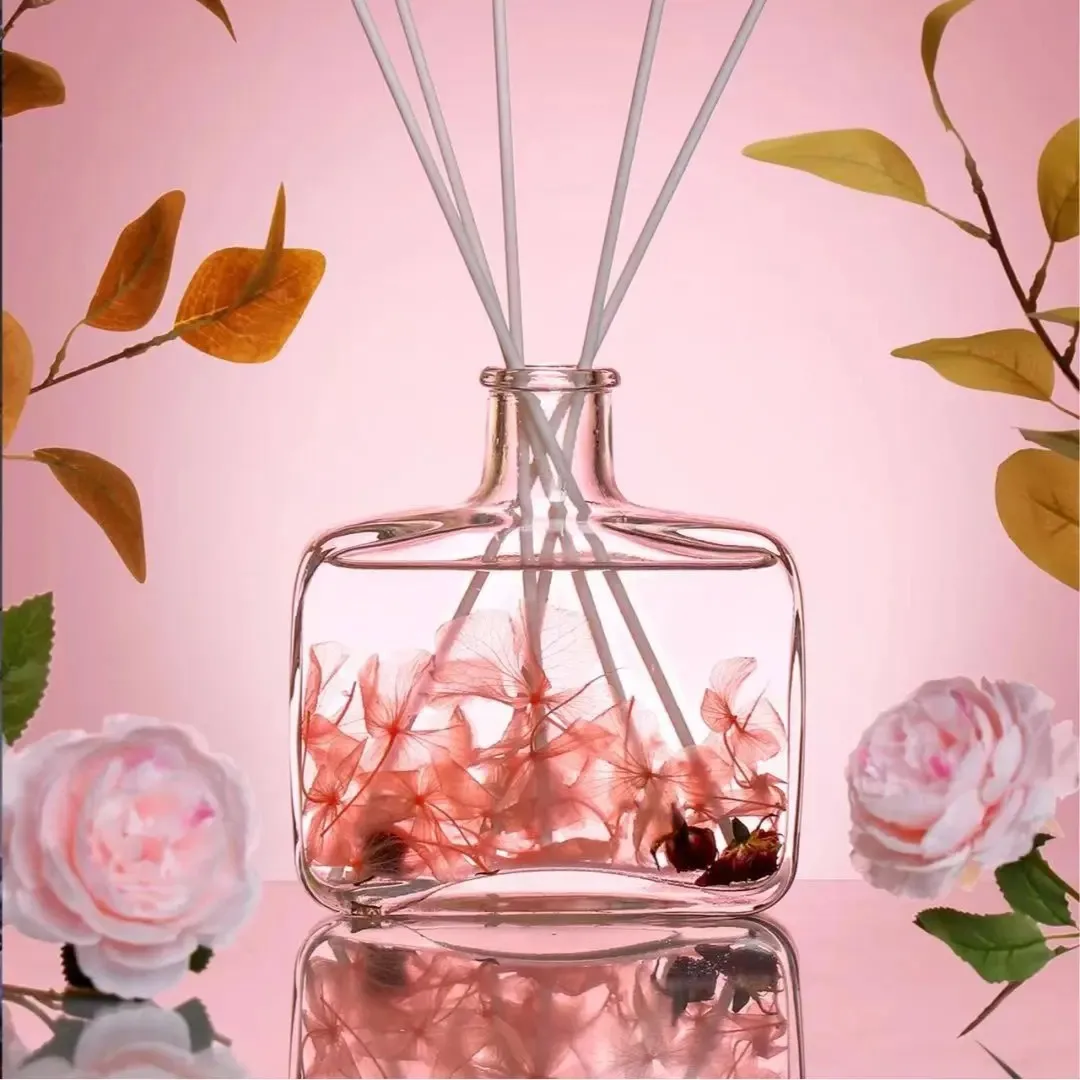 Gardenia Flameless Reed Diffuser Essential Oil Luxury Long Lasting Scent Home Bedroom Hotel Indoor Elegant Decor Air Freshener O