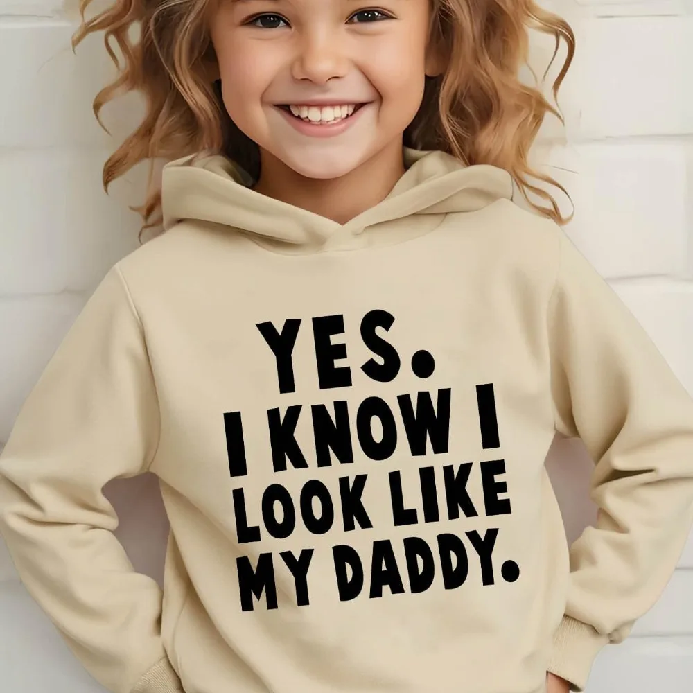 Girls' Autumn/Winter Fashion -Lined Hooded Sweatshirt with 