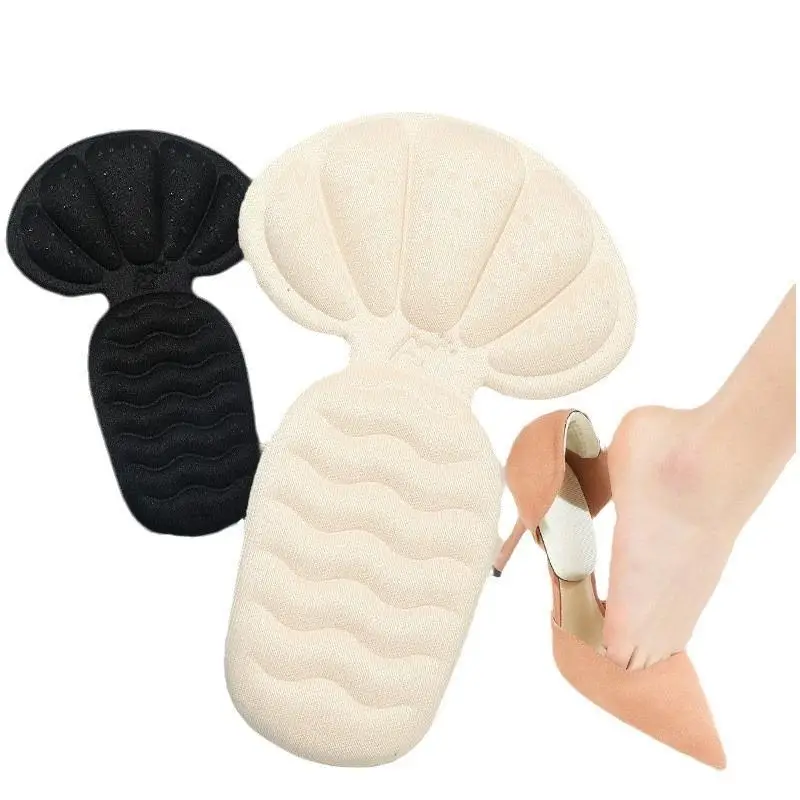 1 Paar Fersenpads, halbe Einlegesohlen für Sportschuhe, rutschfeste Fußstütze, Gel-Pads für bequemes Laufen und Gehen. – Detail 5
