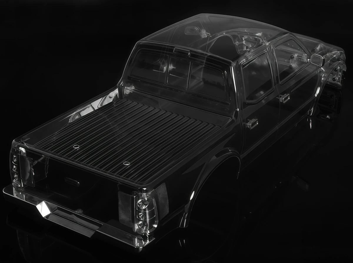 RC4WD Z-B0169 2001 Tacoma 4 Door Soft PC Body Shell for TF2 LWB 313mm Wheelbase RC Crawler
