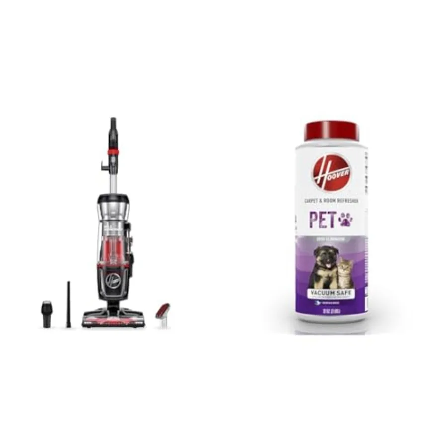 

Пылесос MaxLife Pro Pet Swivel без мешка для ковров и твердых полов, идеально подходит для уборки после домашних животных, UH74220PC + 32 унции для уборки шерсти животных