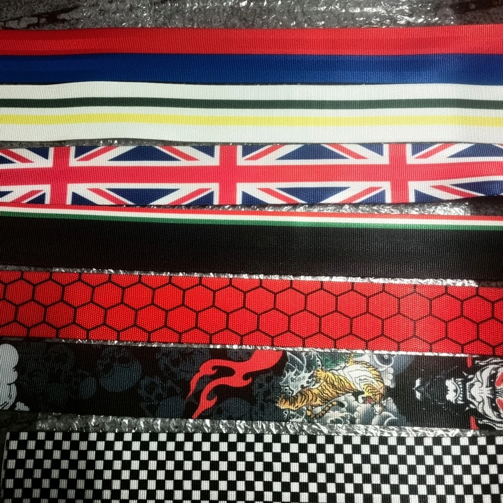 

JOORMOM Customized Pattern Personalized Design Car Seat Belt Webbing