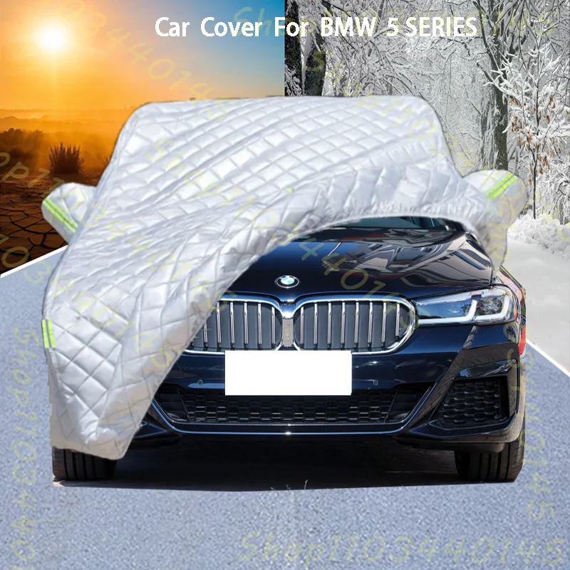 

For BMW 5 SERIES Car Cover Delivers Hail Protection, Scratch Guard, prevents paint peelingRain & Snow Resistance