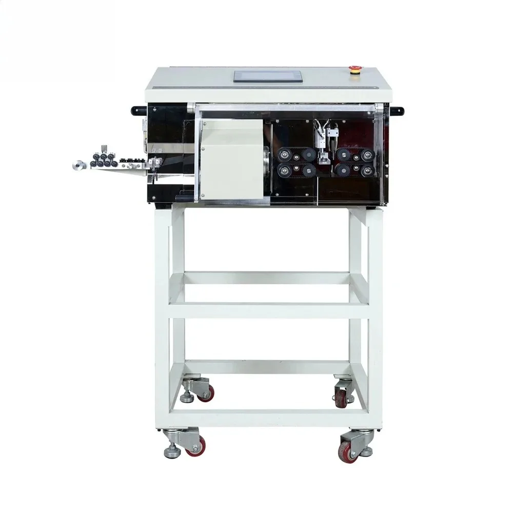Automatic Coaxial Cable Stripper And Cutter Single Wire Slicing Peeling Machine for Cable Production