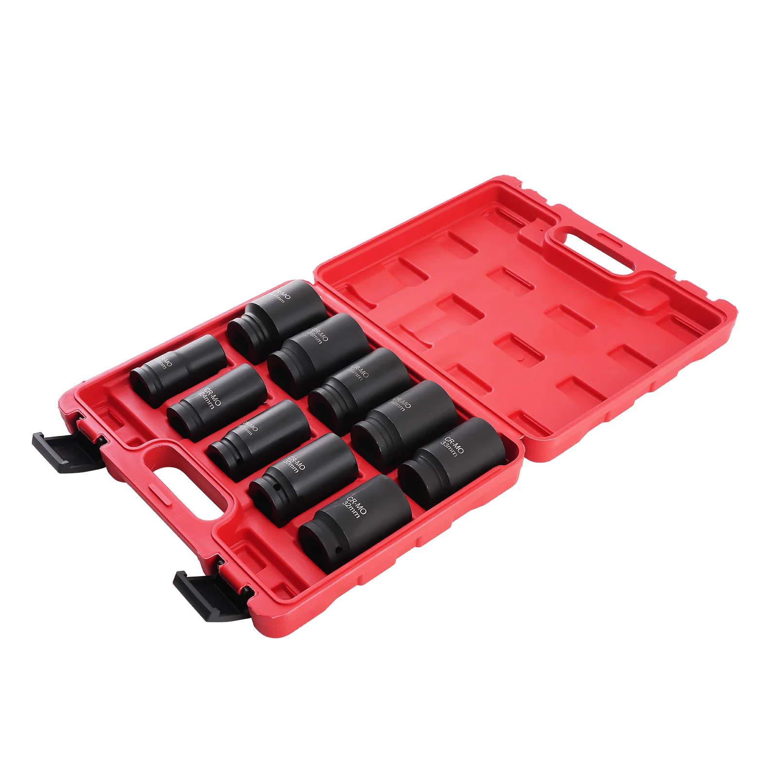 

6-Point 3/4 Inch Drive Deep Impact Socket Tool Set Metric 22mm-41mm Sockets New