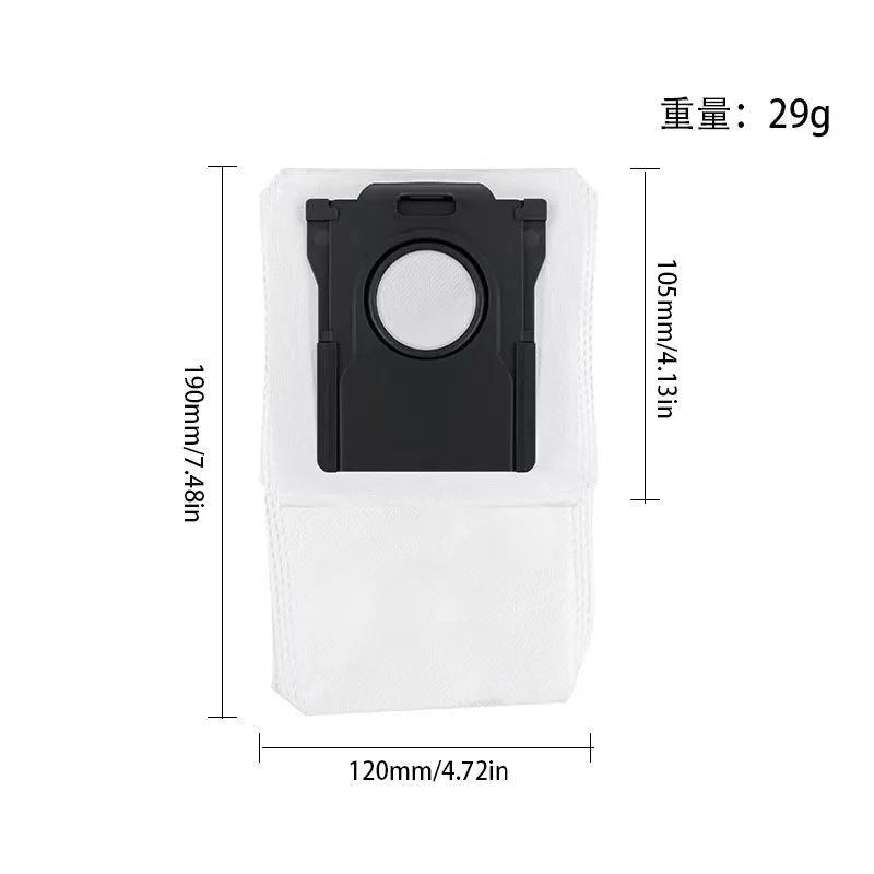 for Dreame vacuum cleaner dust bag /X40 Pro/X40 Ultra/X30 Ultra/S30/S30 Pro/ Dust bag replacement accessories