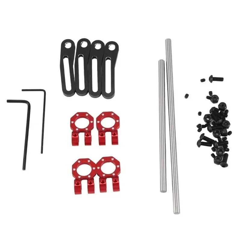 1/10 RC Bumper Mount CNC Aluminum Alloy Front Rear Modular Bumper Set for LCG TRX4 Axial SCX10 Parts