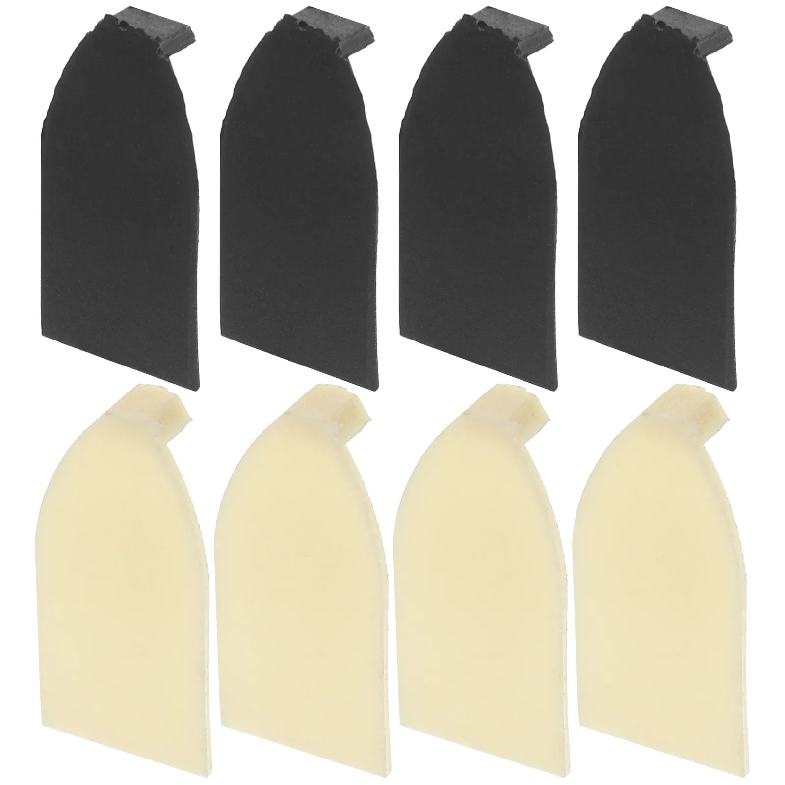 10Pcs Violin Bow Parts Plastic Replacement Tips for Violin Viola Accessories Stringed Instruments Repair Kit Violinist Gift