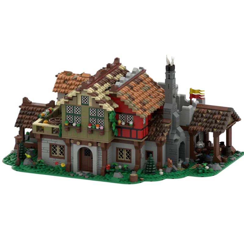 

Набор строительных блоков MOC для создания модели средневекового замка – креативный праздничный подарок, подходящий для всех энтузиастов.