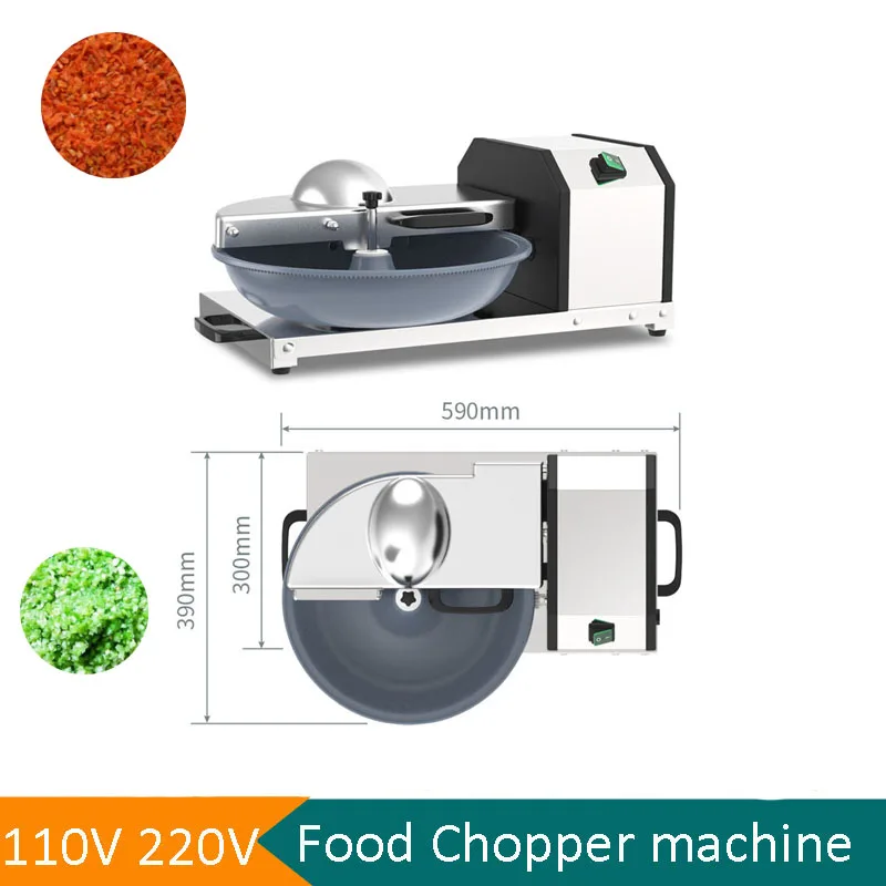 Cortadora de Alimentos Automática de Alta Velocidad, Fácil de Operar, para Picar Carne, Rellenar Salchichas y Vegetales al Estilo Curry