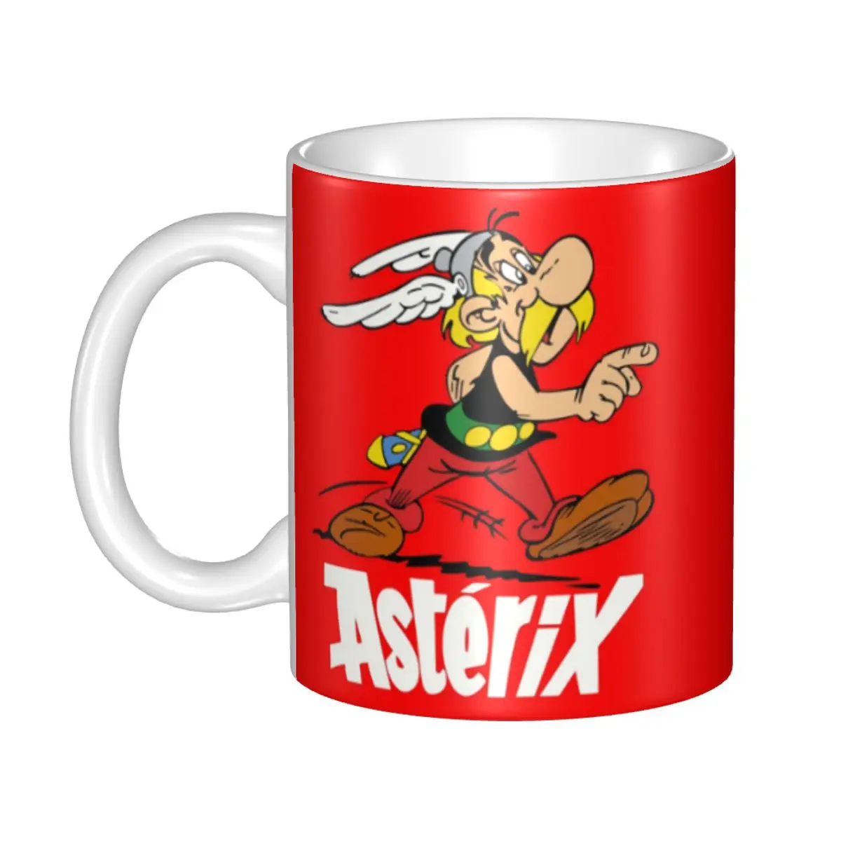 Anime Asterix And Obelix Idefix Coffee Mugs DIY Customized French Anime Manga Ceramic Mug Creative Present