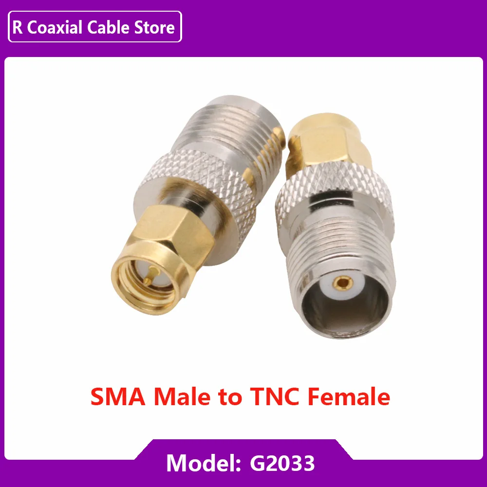 1 peça tnc fêmea para sma fêmea/macho tnc macho para sma fêmea/macho conversor de adaptador de rf reto