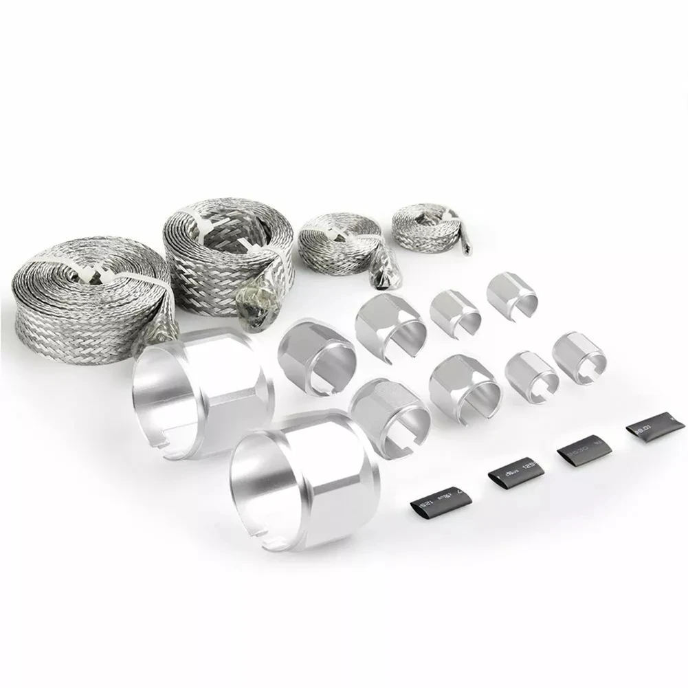 

High Quality Modified Oil Pipe Braided Mesh Belt Kit Vacuum Fuel Line Radiator Heater Hose 8092
