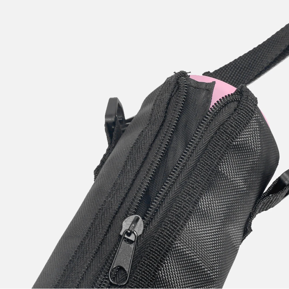 

1pcs Oxford Bottle Carrier Adjustable Strap Thermal Insulated Cup Sleeve Water Bottle Storage Bag For Travel Camping Black