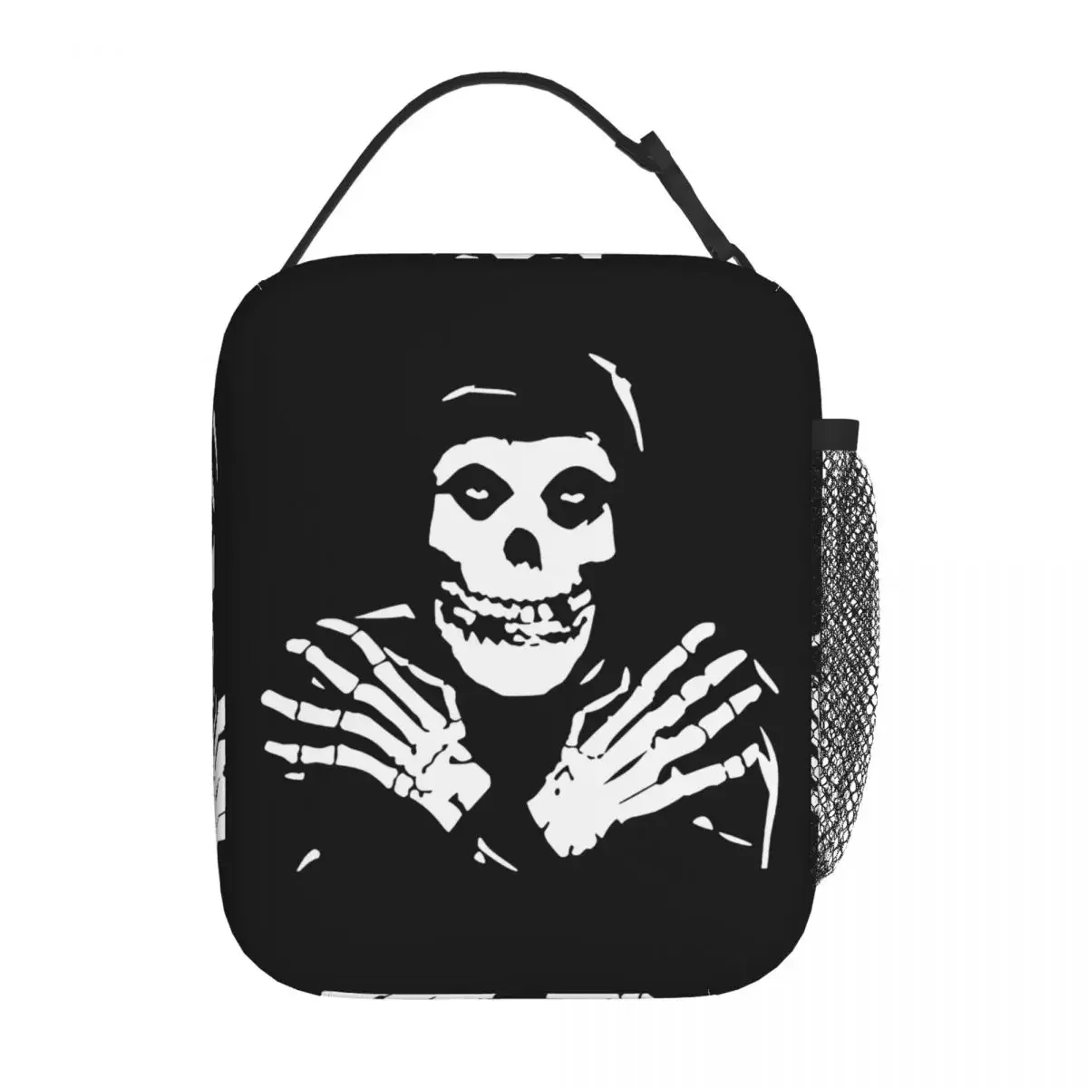 Misfits Skull Insulated Lunch Bags Cooler Lunch Container Leakproof Tote Lunch Box Food Handbags Work Picnic