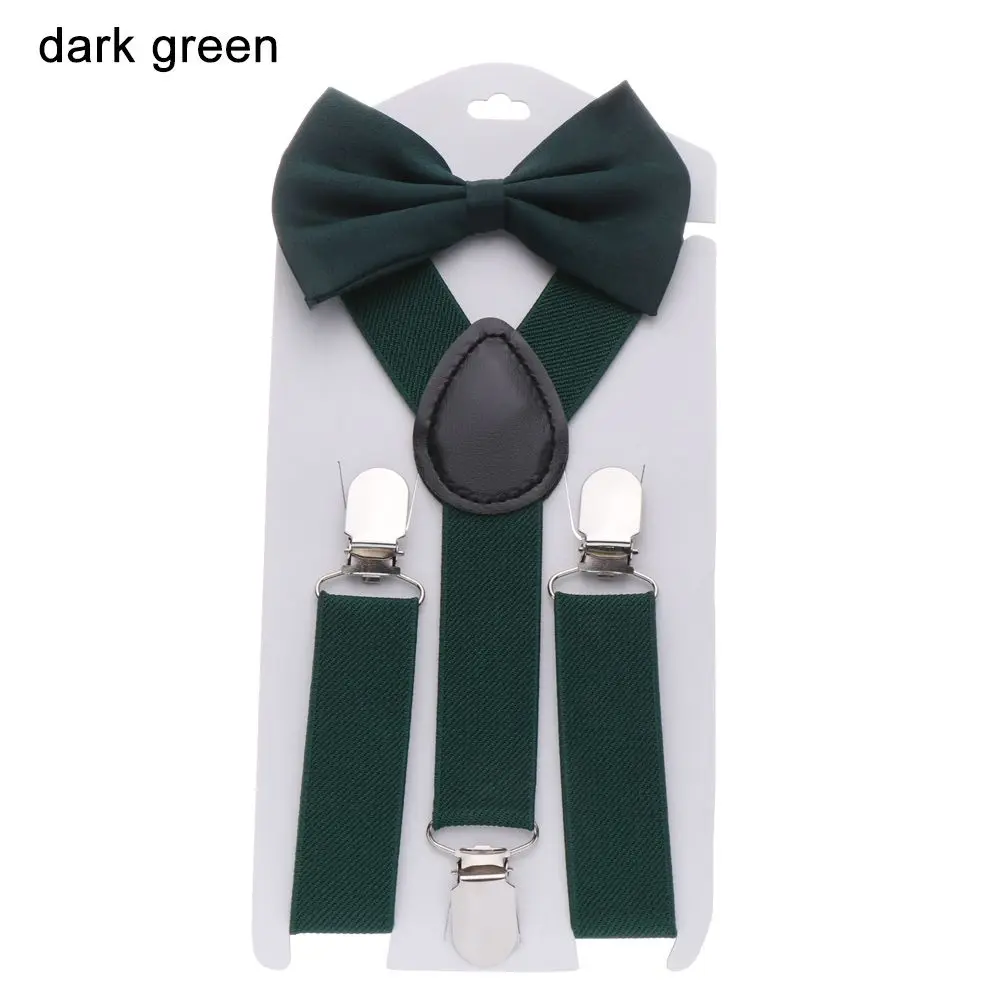 Children's Adjustable Suspenders with Bow Tie