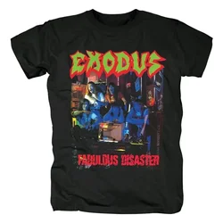 2024 Thrash Metal Style Exodus Band Mens T-shirts Hip Hop T Shirts Harajuku Streetwear Cotton Tee Tops Clothing for Men/women