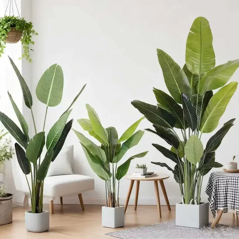 4ft-7ft-plastic-traveler's-palm-uv-garden-ornament-decorative-plant-office-garden-home-decor-artificial-plant-artificial-tree