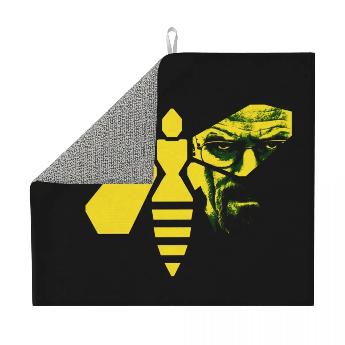 Custom Microfiber Heisenberg Walter White With Bee Mat for Kitchen Fast Dry Breaking Bad Tv Show Drainer Pads for Countertop