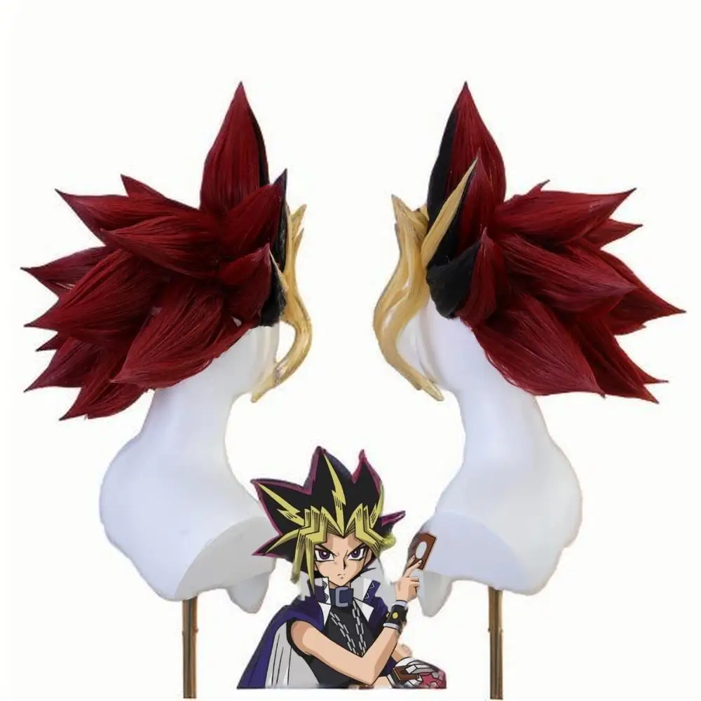 Bleach Bazz-B Cockatoo Hairstyle Cosplay Wig Bald Cap Synthetic Scalp Headpiece