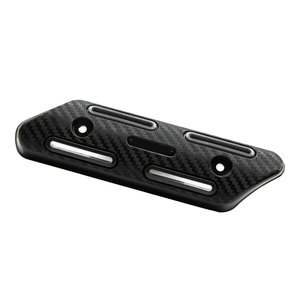 

Heat Insulated Cover 25-51mm Motorcycle Exhaust Shield Hollowed Design Easy to Install Durable Gift for Riders