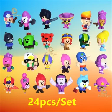 Mini Anime Figures Pack Fashion Original Star-Game Decoration Cartoon Heroes Model Cotton Dolls Boys Christmas Gifts Collectible