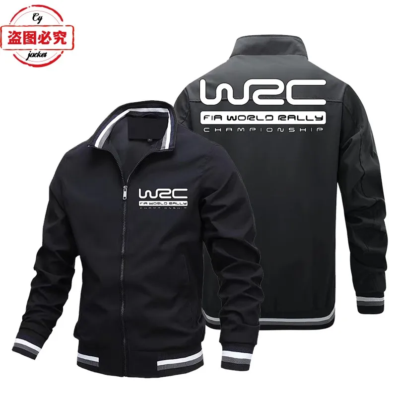 Racing Suit World Championship WRC Rally Logo Fashion Casual Loose Long Sleeve Men's Top Jacket