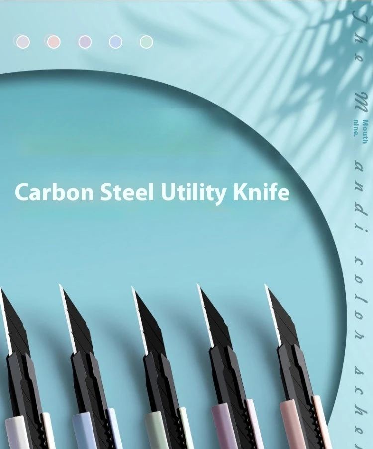 

High Aesthetic 30 Degree Adjustable 8.7cm Blade Mini Cutting Knife Art Students Special Small Handcraft Paper Trimmer