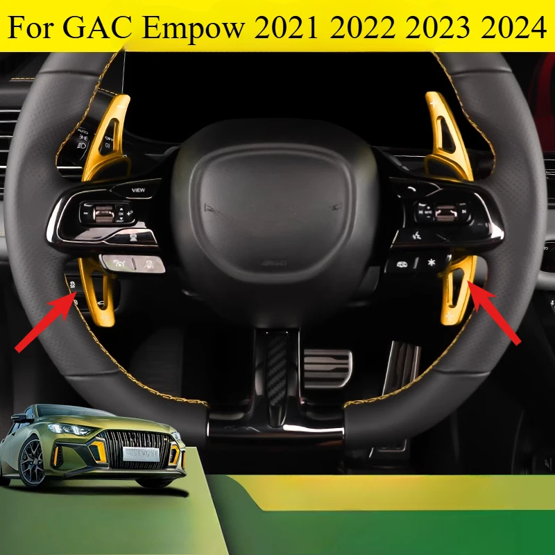 

Car Steering Wheel Shifter Paddle Gear Extender Sticker Accessories For GAC Empow 2021 2022 2023 2024