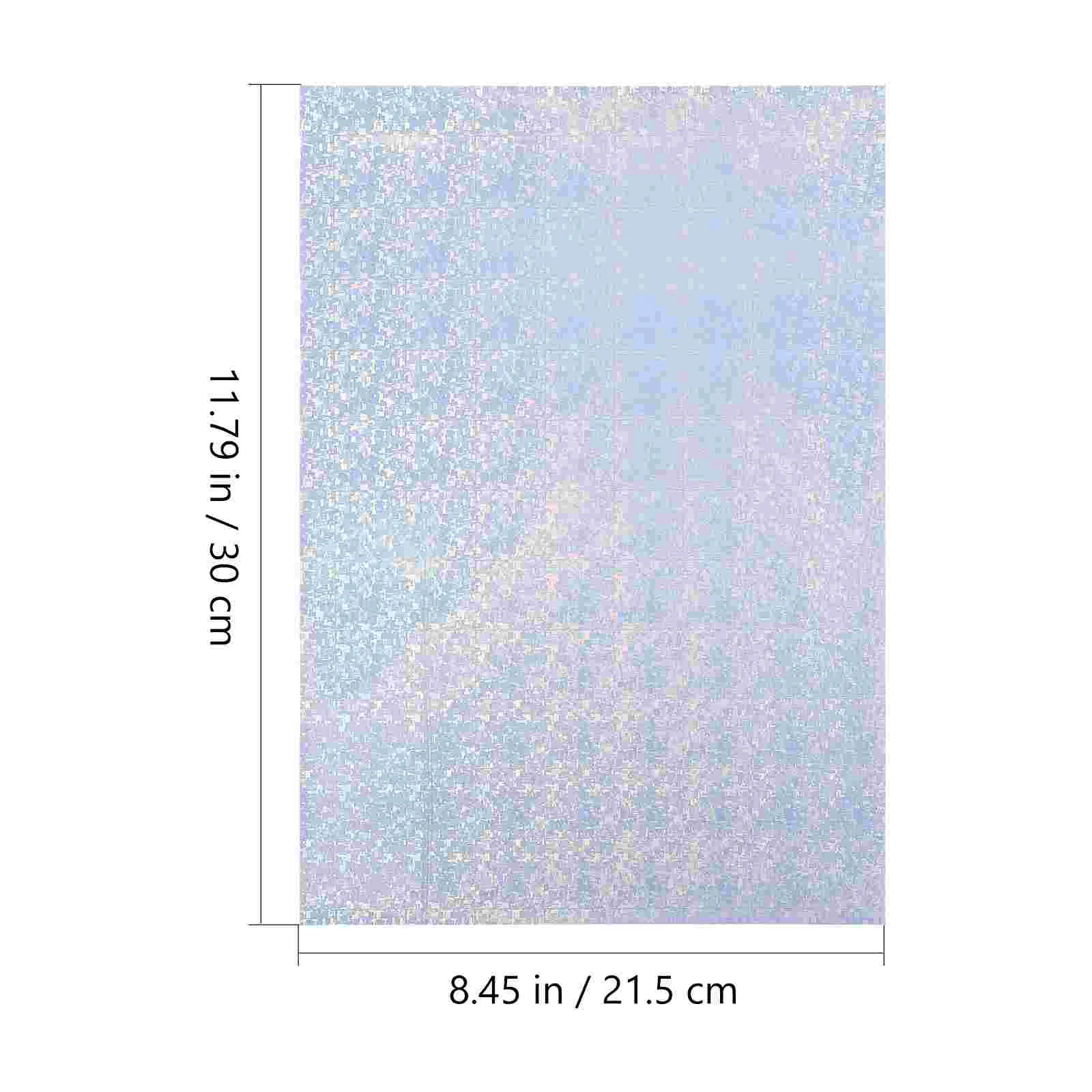 10 Pcs Rainbow Printing Paper Creative Photo Papers A4 Colorful Premium Printer Waterproof Diamond-grain