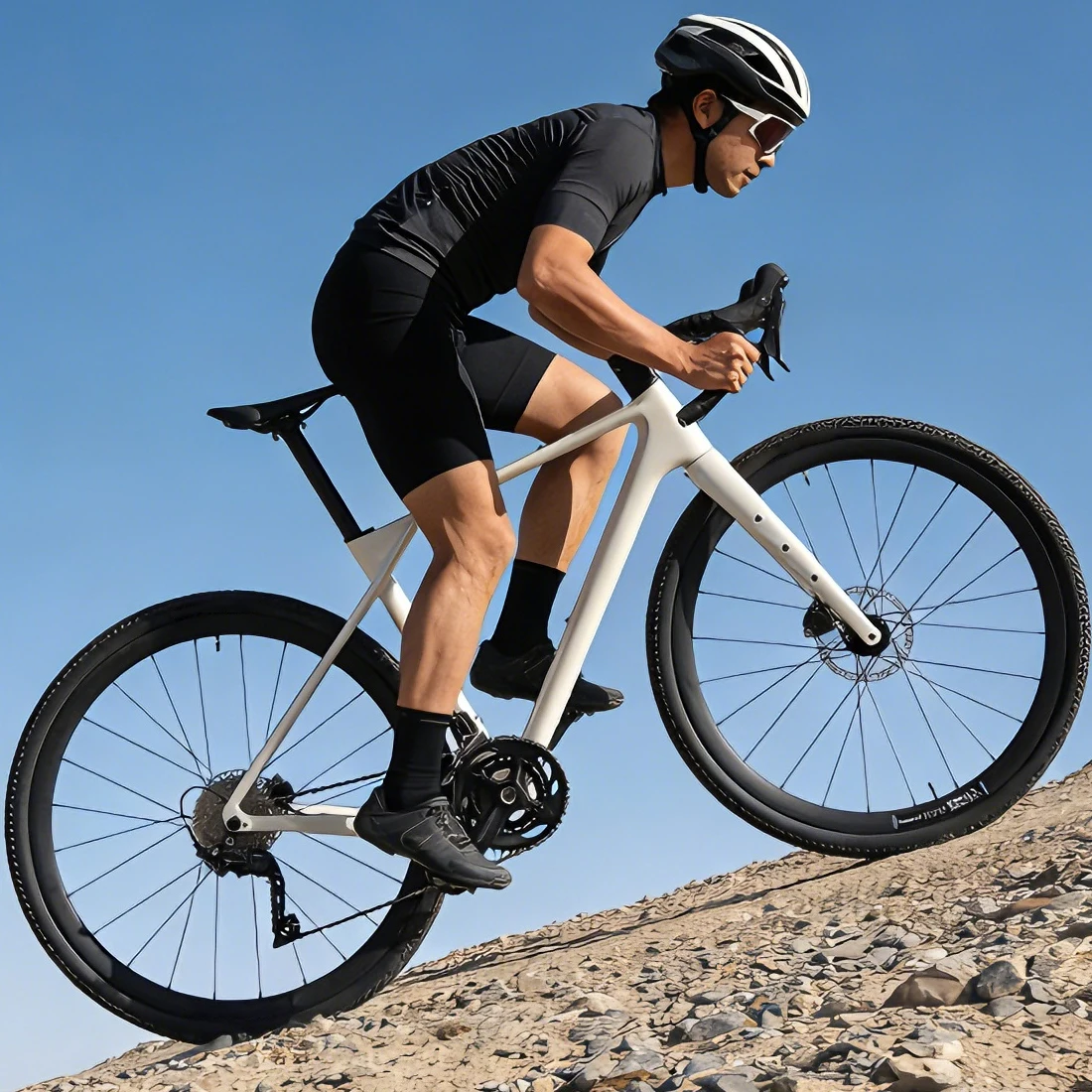 

Велосипед SAVA S4/S6 Carbon Gravel Road Bike с оборудованием SHIMAN0 GRX 400/SHIMAN0 GRX 600, подходящий для любых дорожных условий.