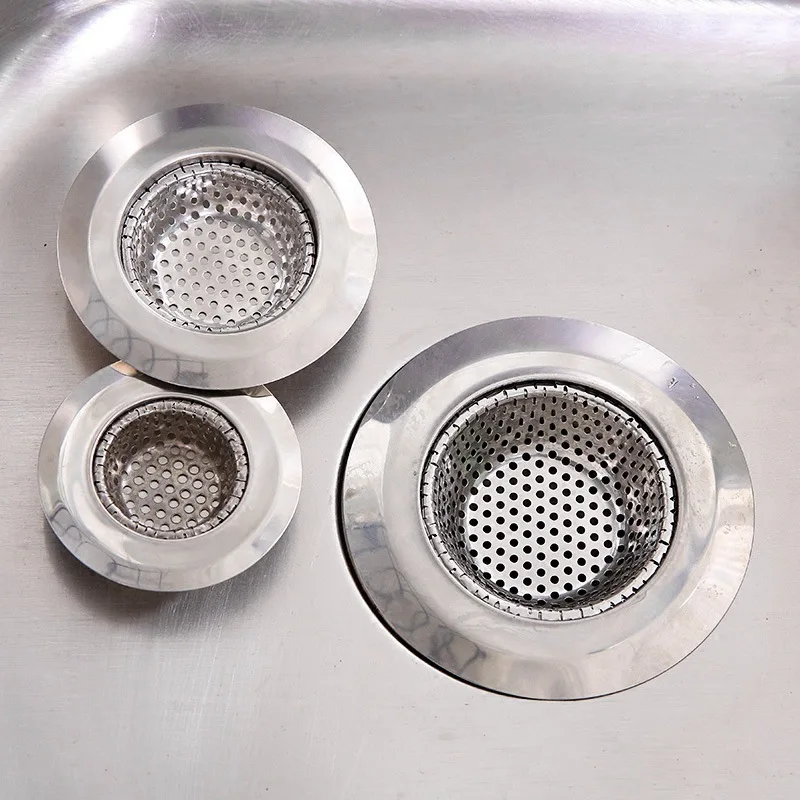 Drain Hair Catcher,Bathroom Shower Sink Stopper Drain Cover Hair Trap Filter Sticker Kitchen Anti-Blocking Strainer