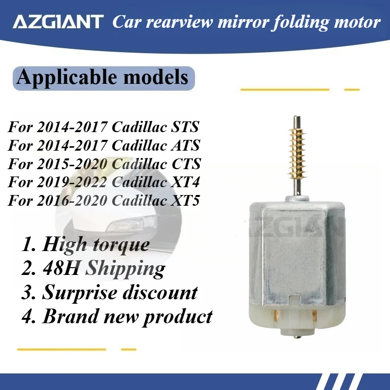 

For Cadillac STS ATS 2014-2017 CTS XT4 XT5 OEM Car Wing Mirror Folding Power Electric Motor 12V Repair Core High Quality Engine