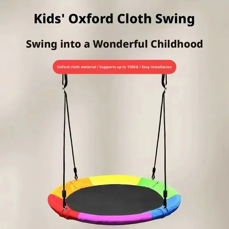 Customizable Color Kids Swing Set Durable Outdoor Indoor Playground Equipment Sensory Play Parent Child Interactive Toy Gift
