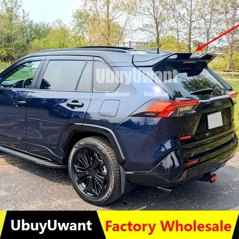 Voor Nieuwe RAV4 RAV 4 2019 2020 + ABS Plastic Unpaint Exterieur Achterspoiler Staart Kofferbak Boot Vleugel Decoratie Auto styling
