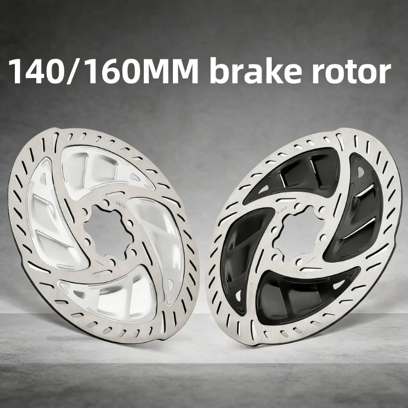

Floating Cooling Disc Brake Rotor | 140/160mm 6 Bolts | Quick Cool Down for MTB Gravel Road Bikes