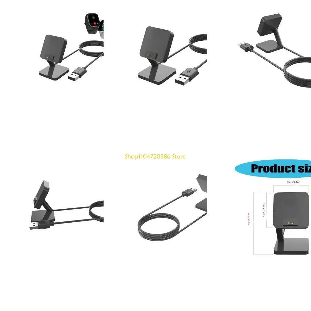 

K0EA Smartwatch Charger Dock Platform Compatible for Watch 5 Active/5 Lite Fast Charging with Safety Features Travel Friendly